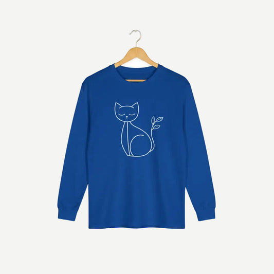 Minimal Line Art Cat