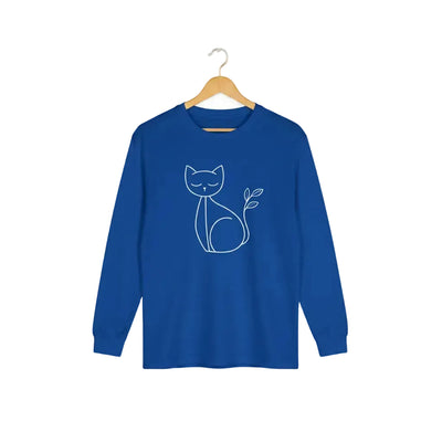 Minimal Line Art Cat