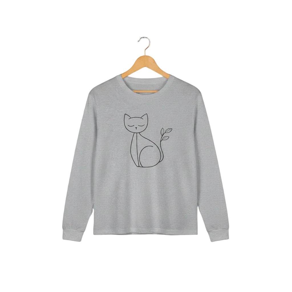 Minimal Line Art Cat