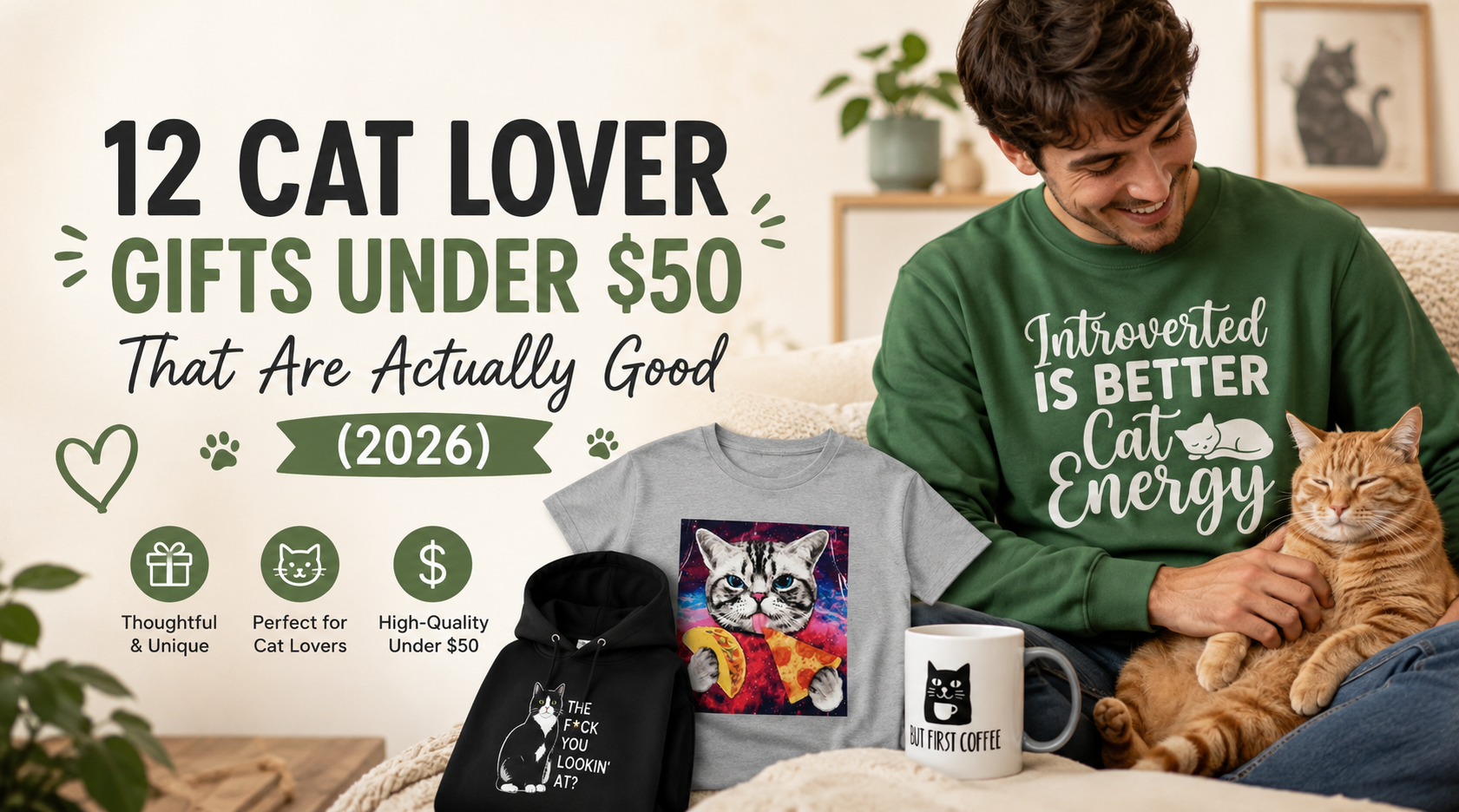 12 Cat Lover Gifts Under $50 That Are Actually Good (2026)