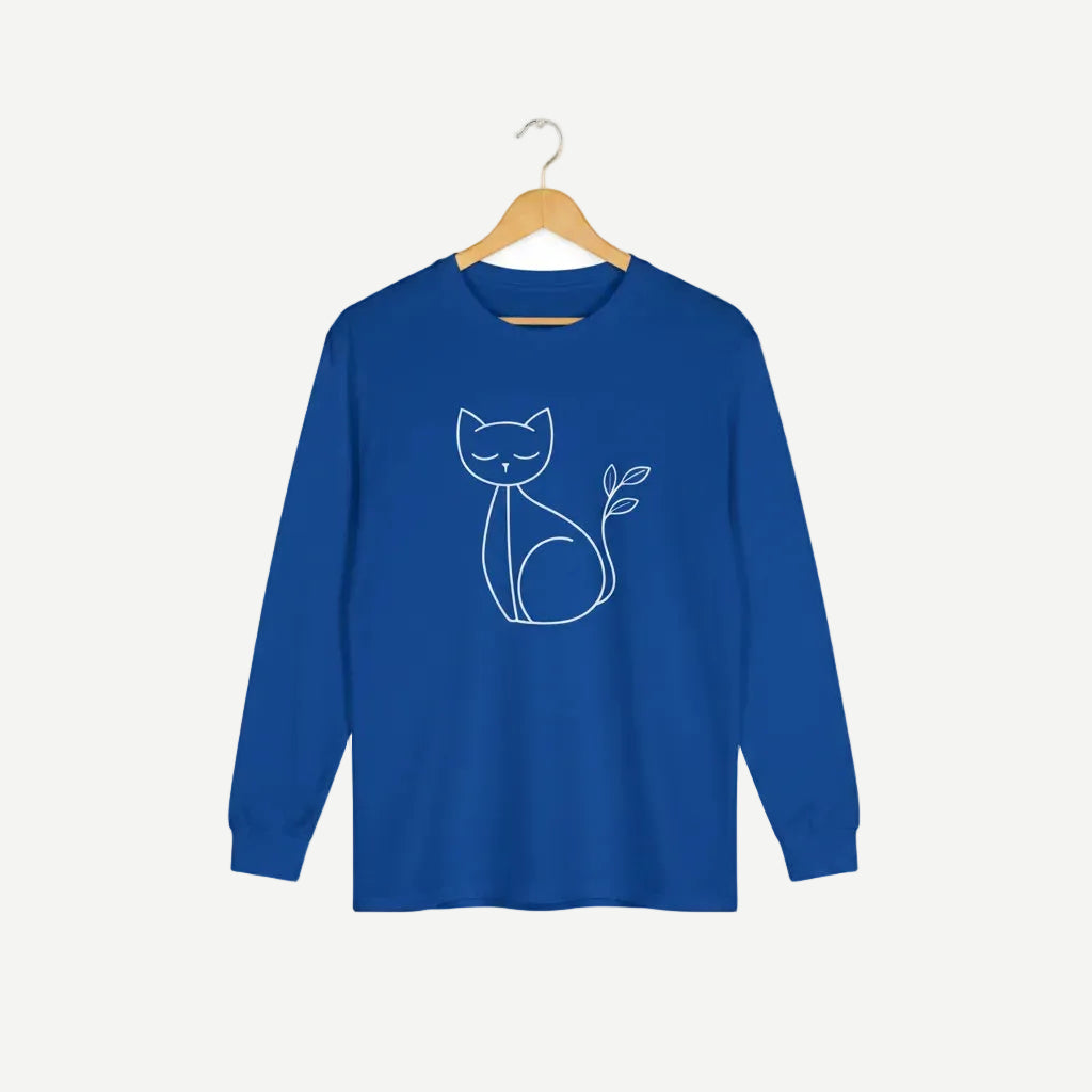 Minimal Line Art Cat
