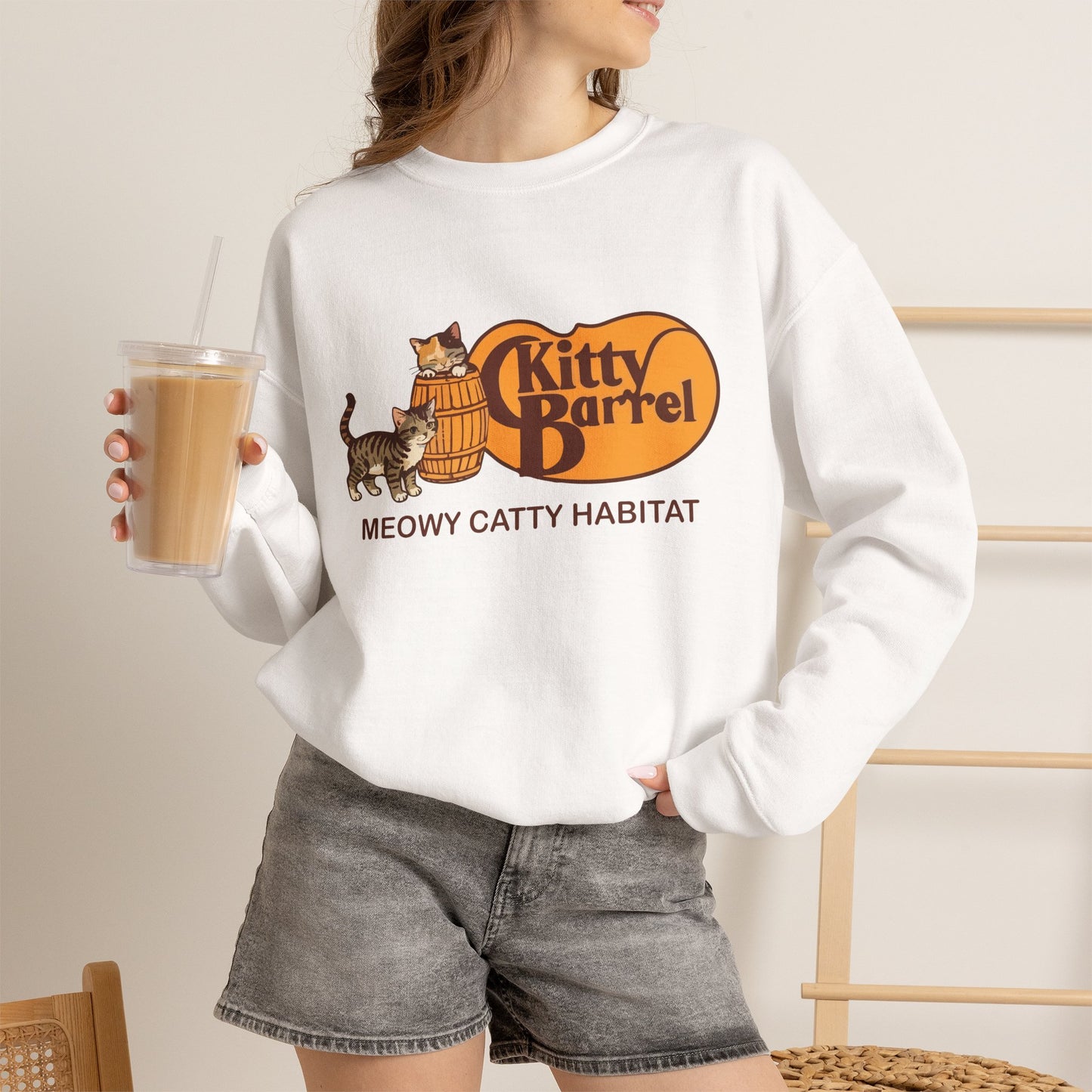 Kitty Barrel Sweatshirt