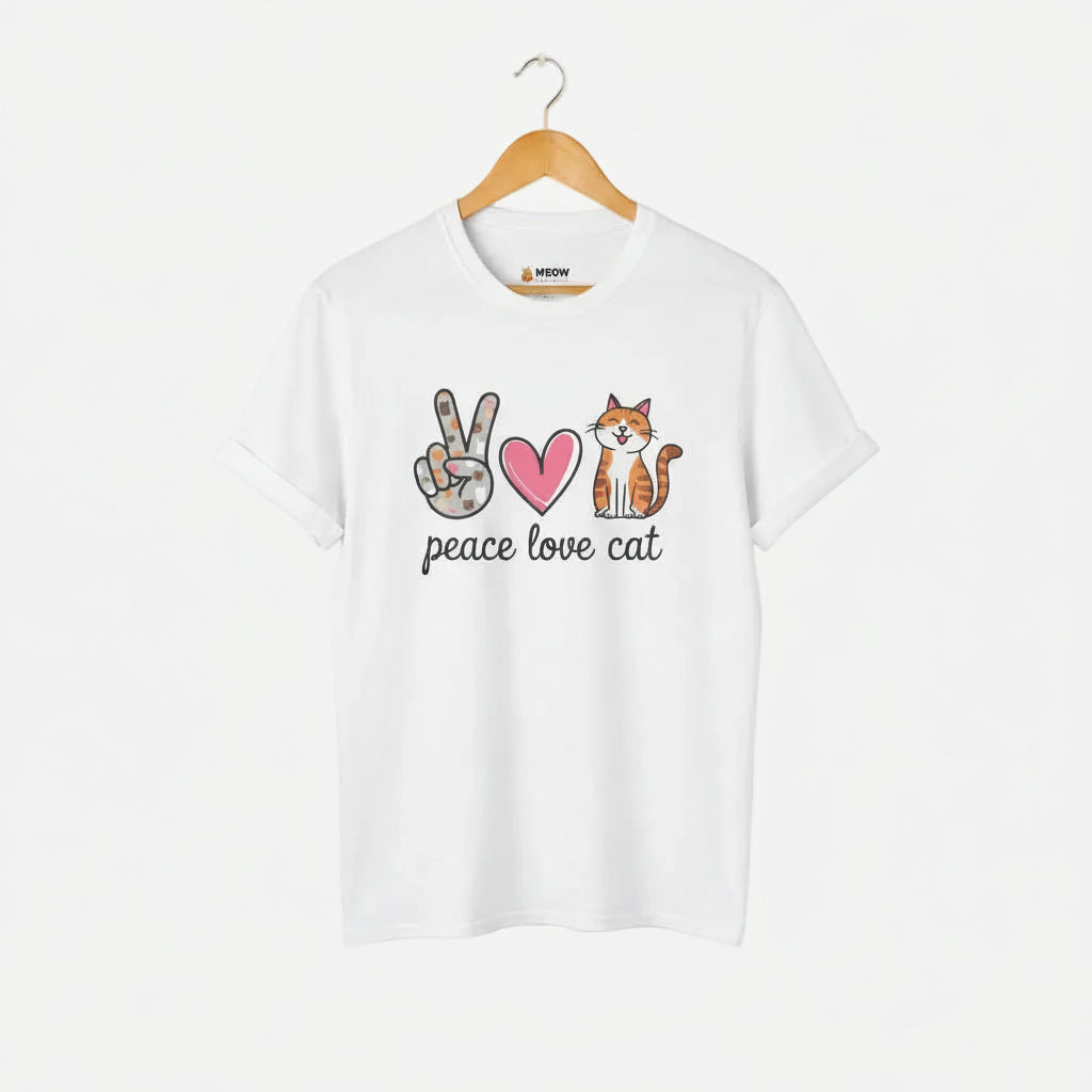 Peace Love Cat