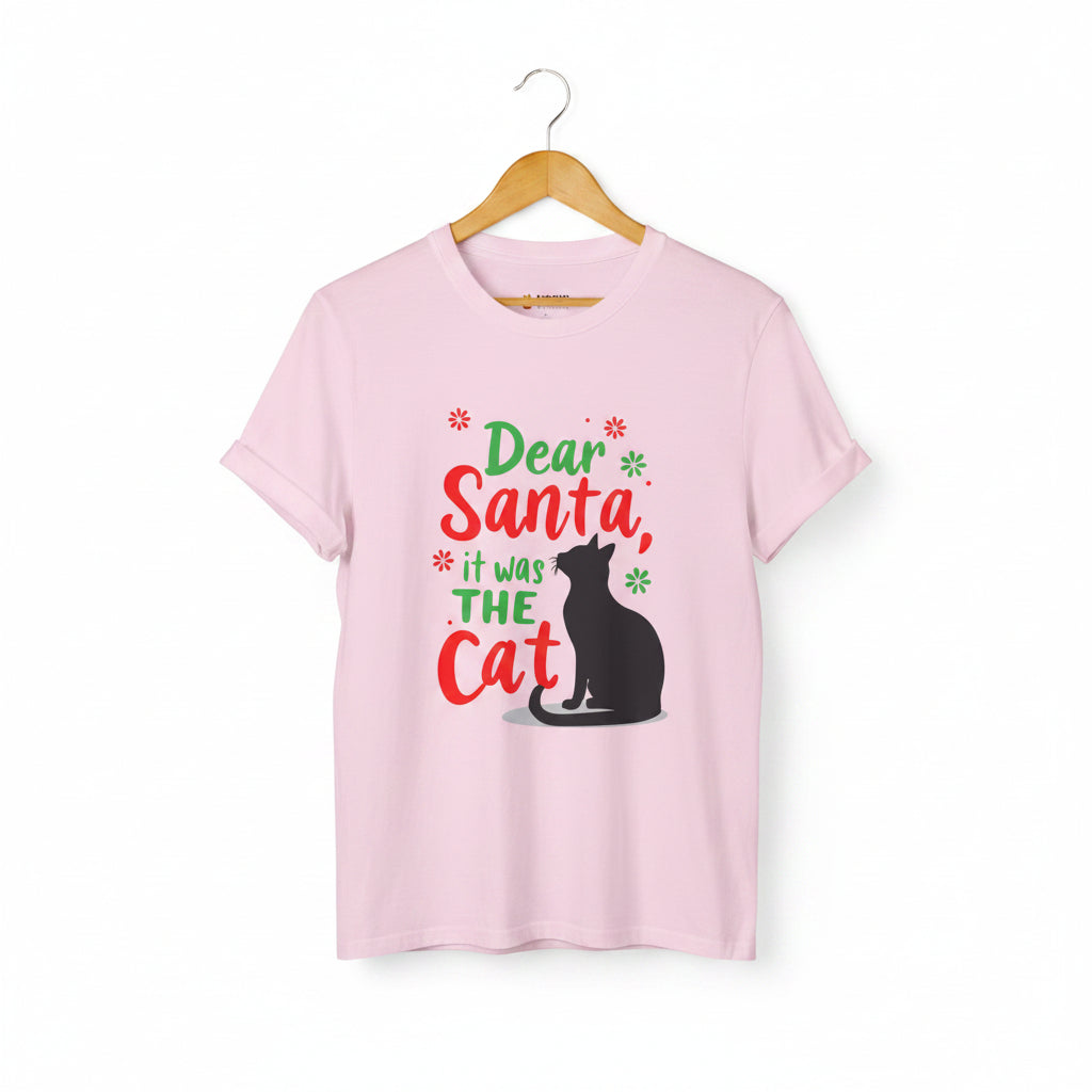 "Dear Santa, It Was The Cat" Christmas T-Shirt